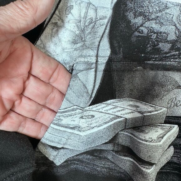 Marilyn Monroe All Hustle Hoodie Mens Small Graphic Pullover Black Tequila - Picture 7 of 8